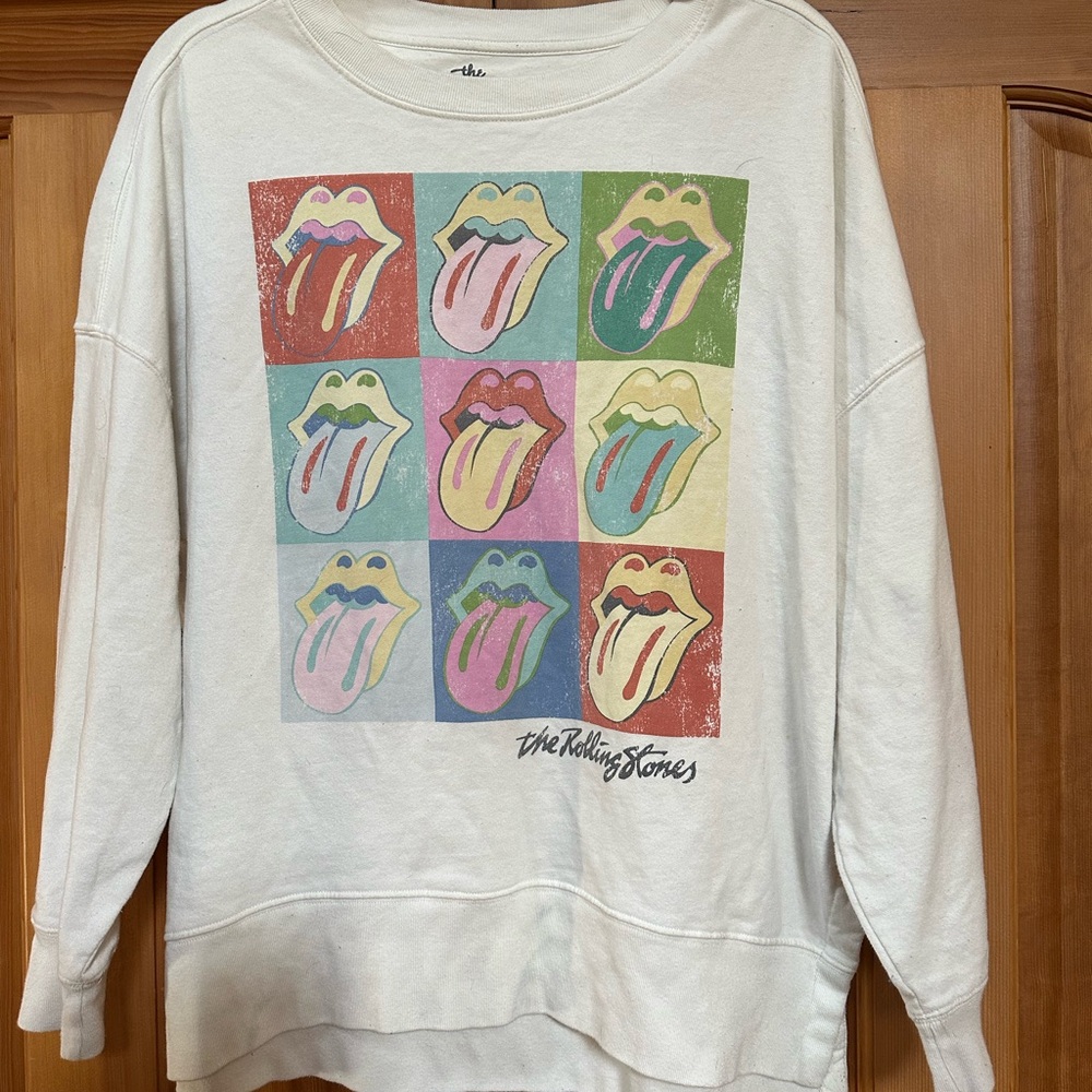 The Rolling Stones Cream Sweatshirt